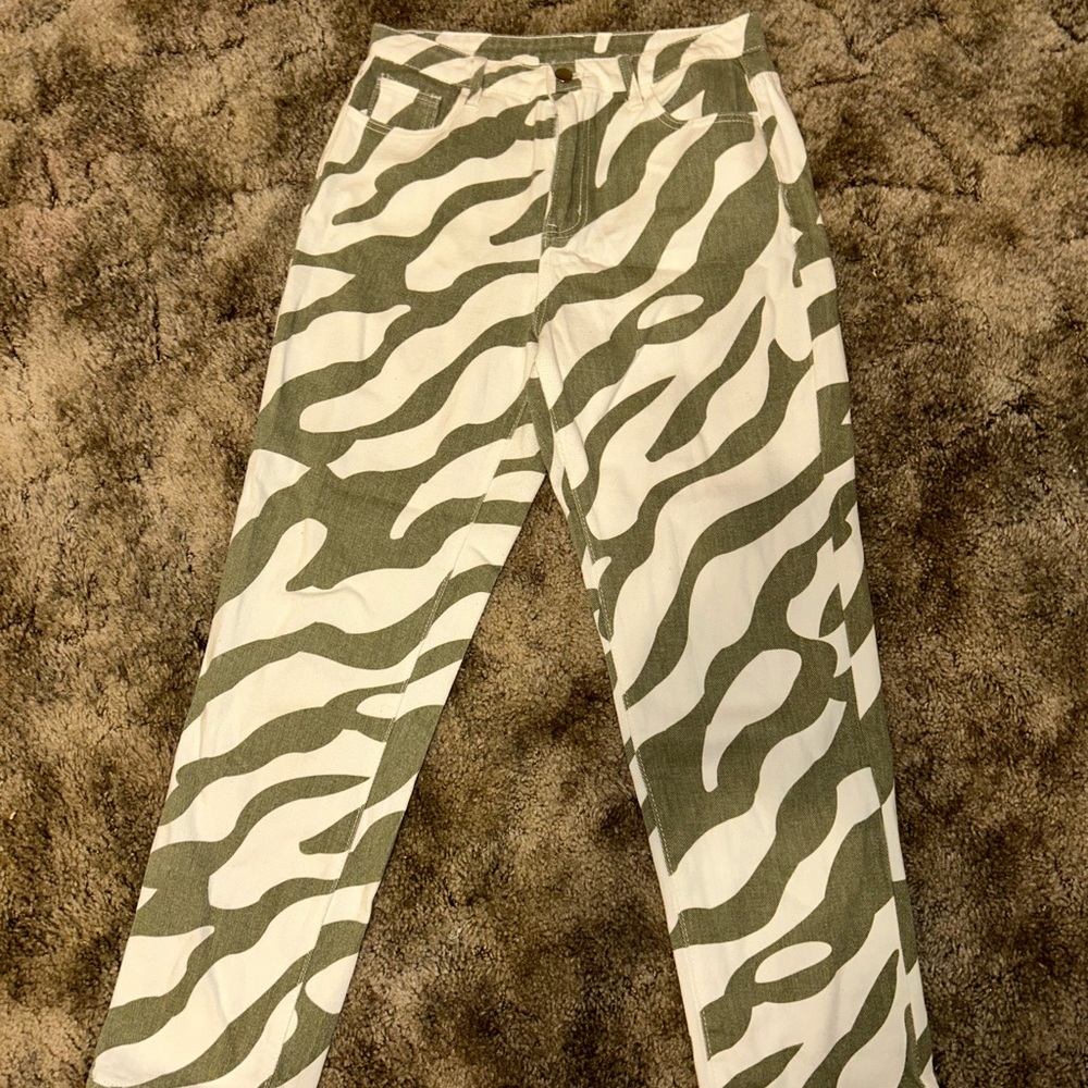Zebra Print Women’s Pants